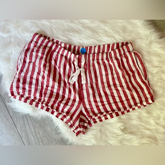 stars above Pants - STARS ABOVE | Striped Leisure Lounge Pajama Shorts (XL)
